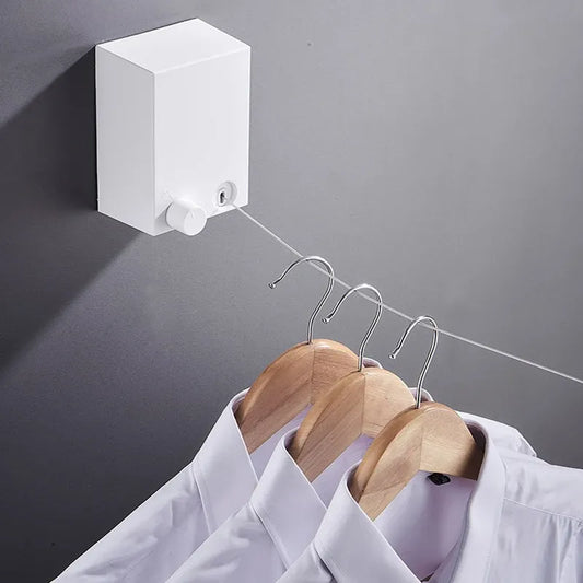 حبل الغسيل القابل للسحب وغير المرئي-Retractable and invisible clothesline